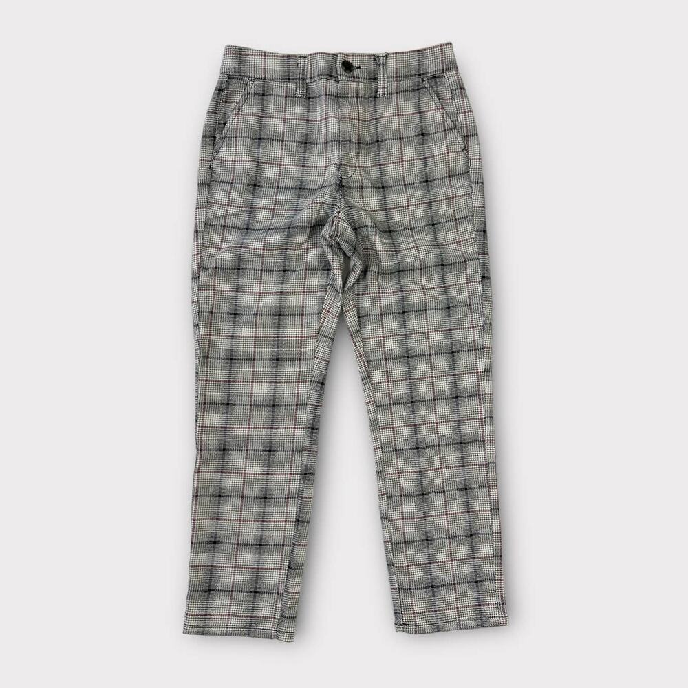 American Eagle Super Hi-Rise Plaid Skinny Trouser Size 4 Regular - Picture 1 of 10